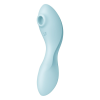 Вакуумний смарт-стимулятор із вібрацією Satisfyer Curvy Trinity 5 (Blue), керування зі смартфона