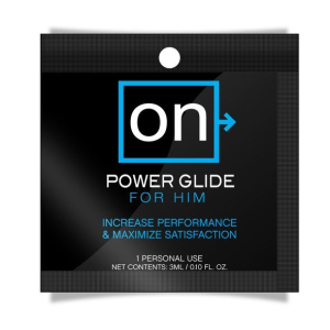 Пробник стимулювального гелю Sensuva - ON Power Glide For Him (3 мл) для суперерекції