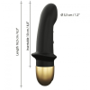 Вібратор Dorcel Mini Lover Black 2.0 перезаряджуваний, для точки G і масажу простати