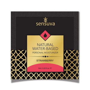 Пробник Sensuva - Natural Water-Based Strawberry (6 мл)