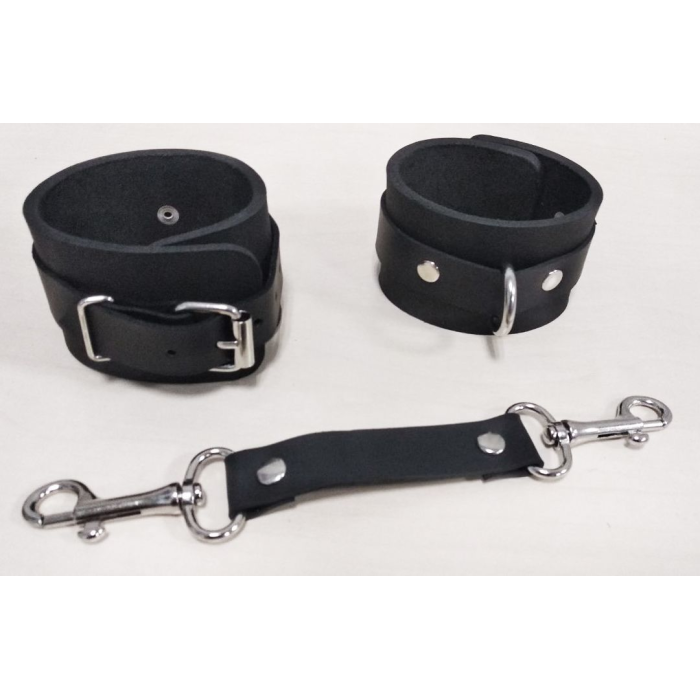 Наручники Feral Feelings - Hand Restraints Black, натуральна шкіра
