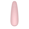 Вакуумний кліторальний стимулятор Satisfyer Curvy 2+ Pink з керуванням через інтернет