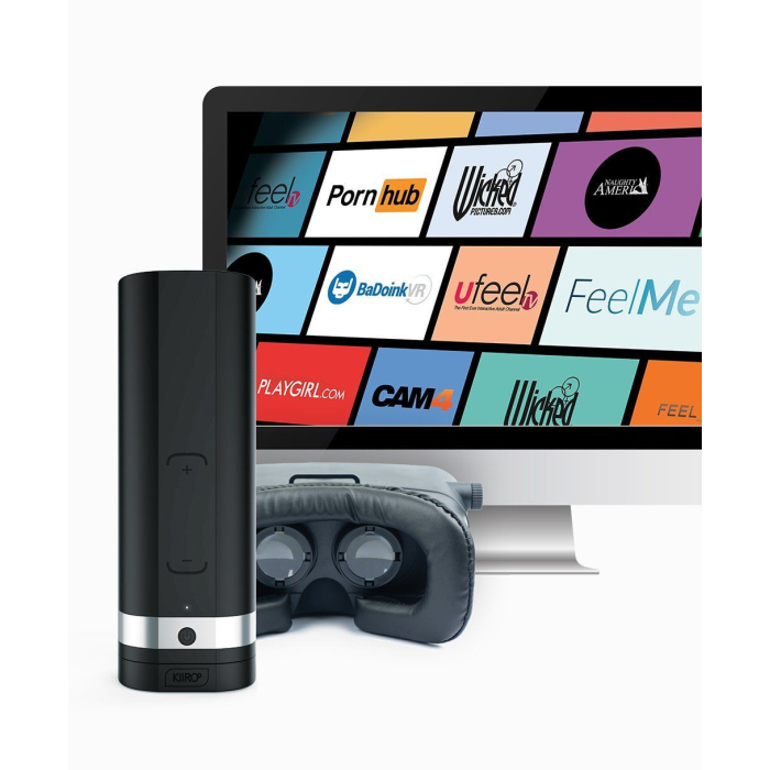 Інтерактивний мастурбатор Kiiroo Onyx 2, 10 стискальних кільця, не треба рухати, теледільдоніка