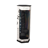 Фалоімітатор SilexD Johnny Black (MODEL 1 size 7in), двошаровий, силікон + Silexpan, діаметр 3,8см