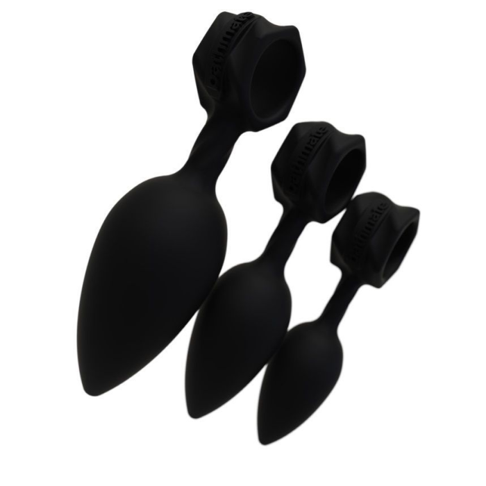 Набір анальних пробок Bathmate Anal Training Plugs, діаметр 2,5 см - 3,1см - 3,8см