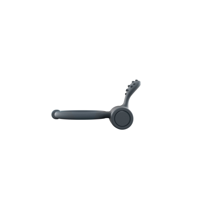 Ерекційне кільце Dorcel Power Clit Plus з вібрацією, перезаряджається, з язичком та щіточкою