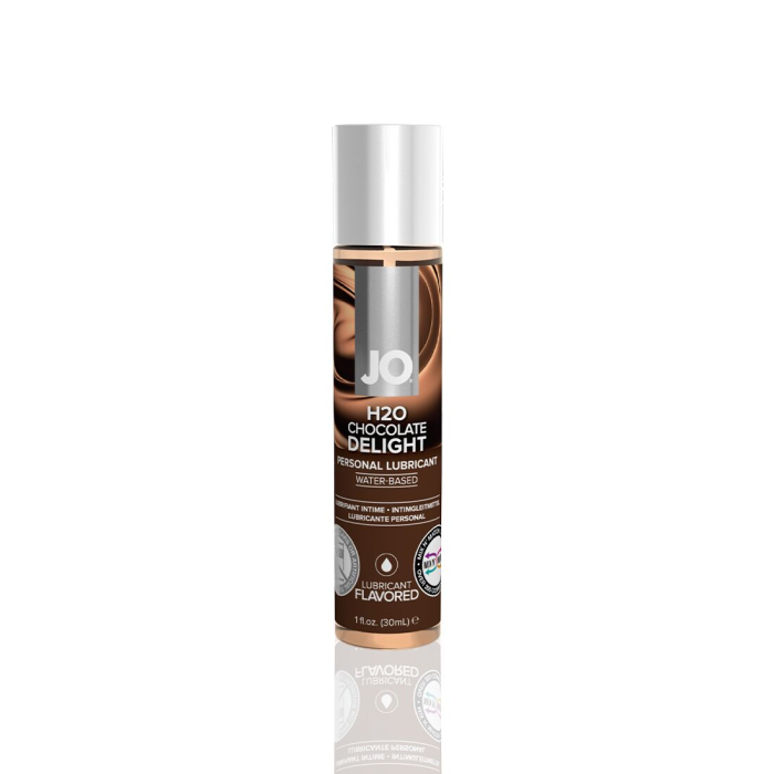 Змазка на водній основі JO H2O — Chocolate Delight (30 мл) без цукру, рослинний гліцерин