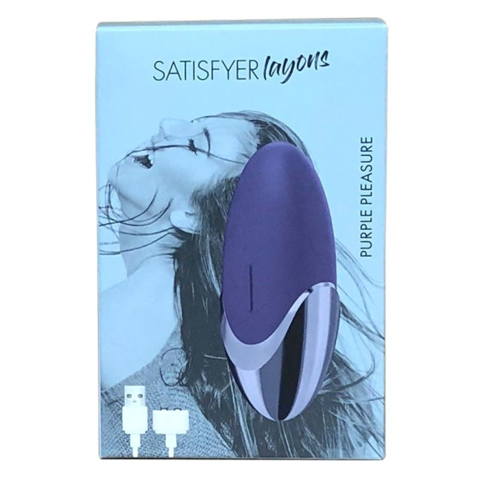 Потужний вібратор Satisfyer Lay-On - Purple Pleasure, водонепроникний, 15 режимів роботи