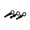 Набір анальних іграшок Satisfyer Plug black (set of 3) - Booty Call, макс. діаметр 3 см