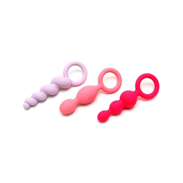 Набір анальних іграшок Satisfyer Plugs (set of 3) - Booty Call, макс. діаметр 3 см
