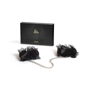 Наручники Bijoux Indiscrets - Frou Frou Organza handcuffs, атлас і органза, подарункове паковання