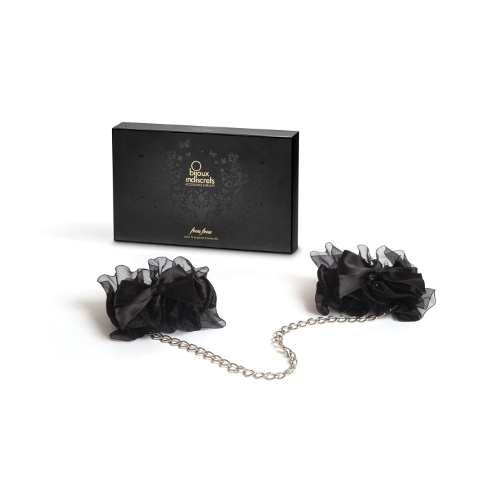 Наручники Bijoux Indiscrets - Frou Frou Organza handcuffs, атлас і органза, подарункове паковання