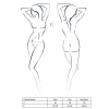 Комплект білизни Passion GIANA BIKINI XXL/XXXL, white, напівпрозорі ліф і трусики з бантиками