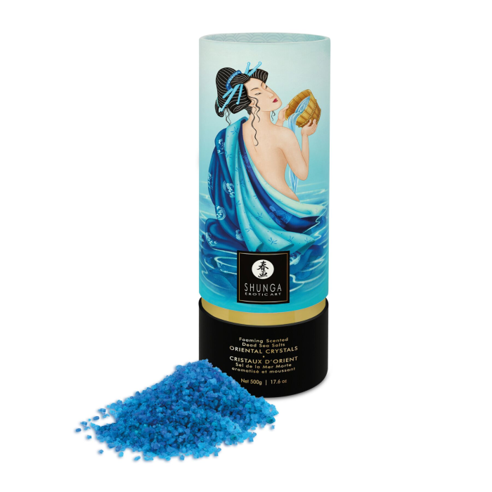 Пінлива сіль для ванни Shunga Dead Sea salt Oriental Crystals — Ocean Temptations (500 г)