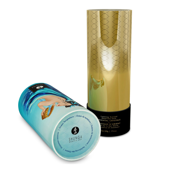 Пінлива сіль для ванни Shunga Dead Sea salt Oriental Crystals — Ocean Temptations (500 г)