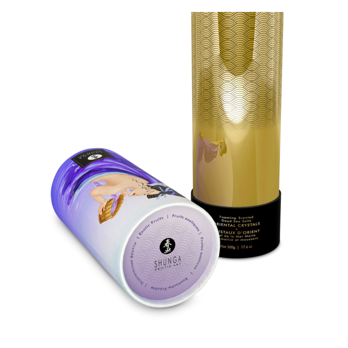 Пінлива сіль для ванни Shunga Dead Sea salt Oriental Crystals — Exotic Fruits (500 г)