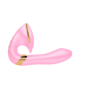 Вагінально-кліторальний вібратор Shunga Soyo Light Pink