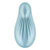 Вібратор Satisfyer Dipping Delight Light Blue, 2 мотори, гнучкий кінчик