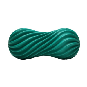 Мастурбатор Tenga FLEX Fizzy Green зі змінною інтенсивністю, можна скручувати, вакуум