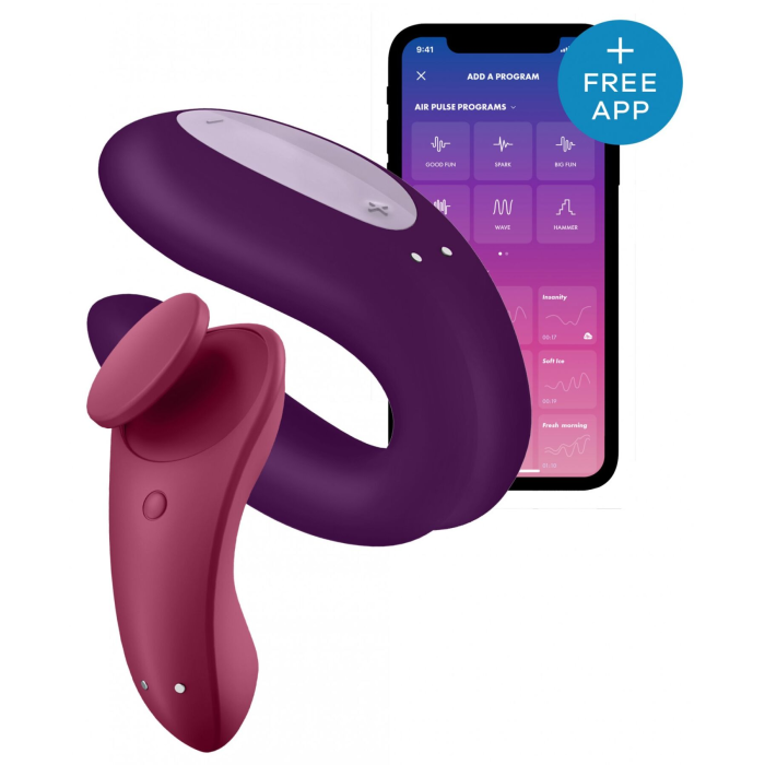 Набір Satisfyer Partner Box 1 (вібратор для пар Double Joy + вібратор у трусики Sexy Secret)