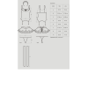 Еротичний костюм покоївки зі спідницею Obsessive Housemaid 5 pcs costume L/XL, чорно-білий, топ з пі