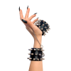Наручники з шипами Art of Sex - Rose Spiked Leather Handcuffs, натуральна шкіра