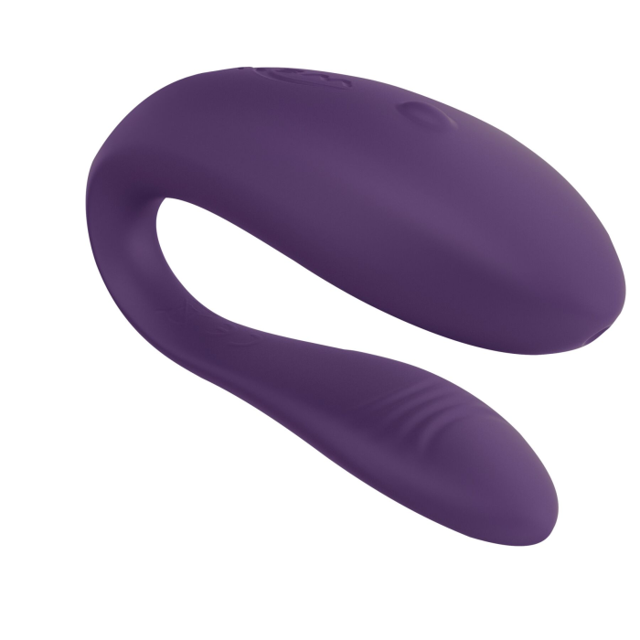 Недорогий вібратор для пар We-Vibe Unite Purple, однокнопковий пульт ДК