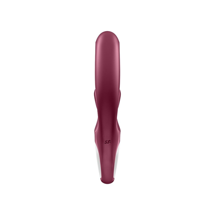 Вібратор-кролик Satisfyer Love Me Red, гнучкий, відросток з потрійним кінчиком