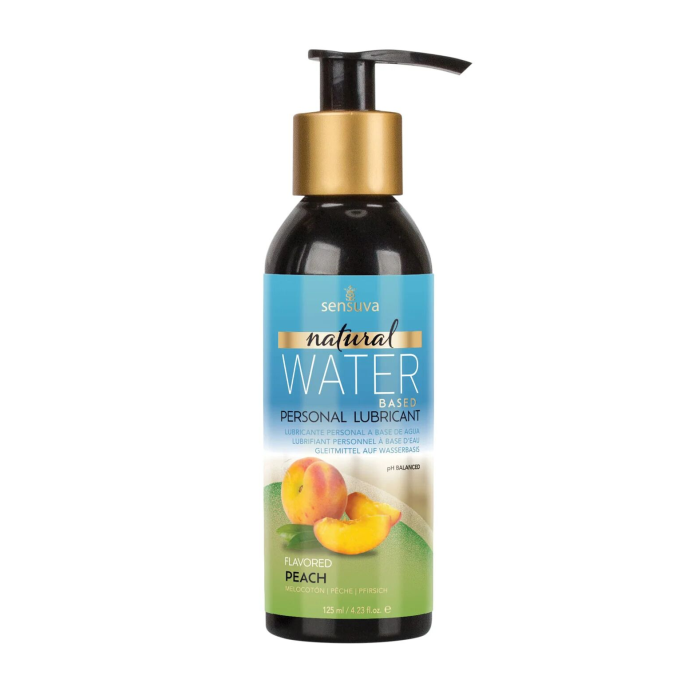 Змазка на водній основі Sensuva Natural Water-Based Peach (125 мл) без гліцерину та парабенів