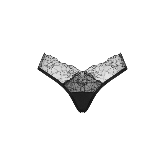 Сітчасті трусики під омбре Obsessive Bella Rou panties XS/S