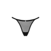 Прозорі стрінги із мереживом Obsessive Celia Noir thong XS/S
