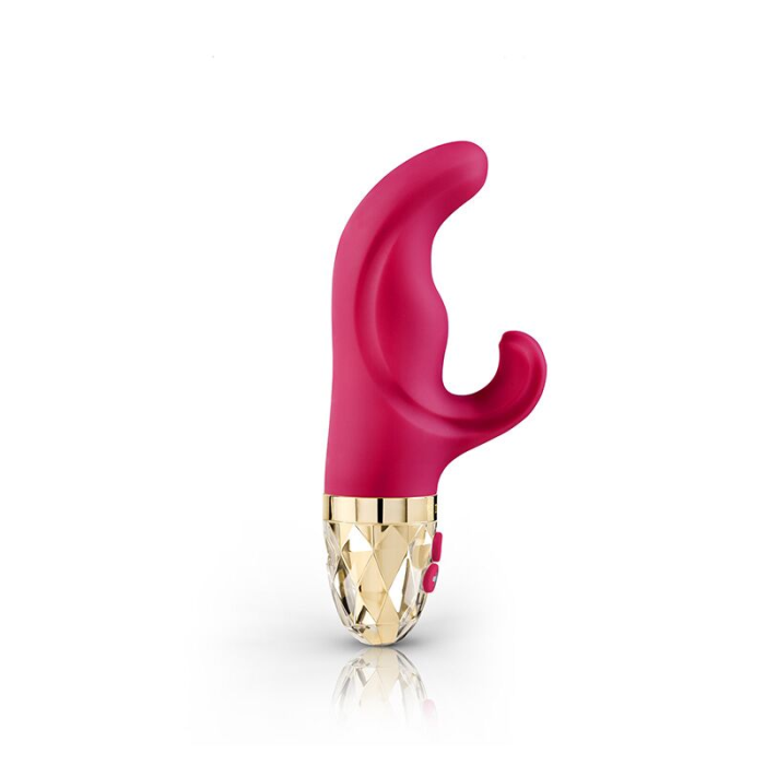 Вібратор-кролик Mystim Hop Hop Bob Fuchsia, потужний мотор, 8 режимів