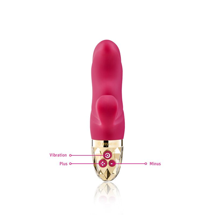 Вібратор-кролик Mystim Hop Hop Bob Fuchsia, потужний мотор, 8 режимів