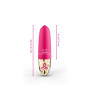 Вібратор Mystim Sleak Freak Pink, 8 режимів, внутрішня та зовнішня стимуляція