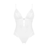 Еротичне напівпрозоре боді Obsessive Heavenlly crotchless teddy XL/2XL, з доступом