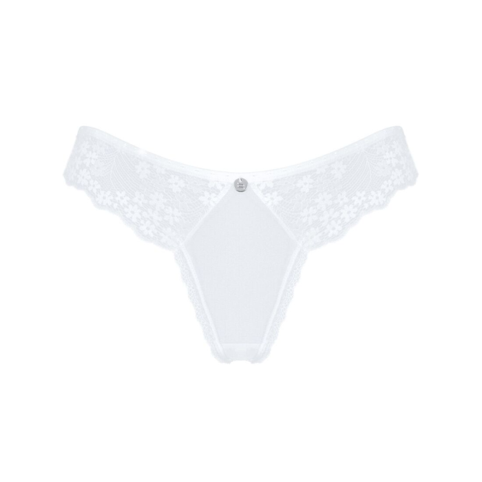 Напівпрозорі трусики Obsessive Heavenlly panties M/L, відкриті сідниці