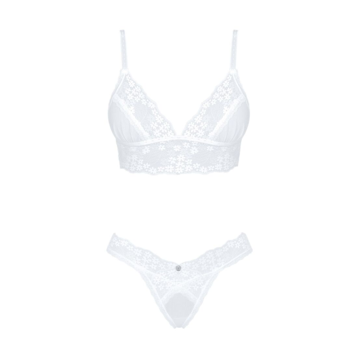 Еротичний комплект Obsessive Heavenlly 2-pcs set XS/S, бюстгальтер і танга