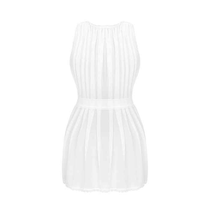 Напівпрозорий пеньюар Obsessive Heavenlly peignoir XL/2XL