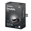 Смарт-вібратор для пар Satisfyer Double Joy Black із широким кліторальним стимулятором