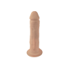 Подвійний фалоімітатор з вібрацією SilexD Double Gusto Vibro Flesh (Model 1 size 8" & 7") + LRS, діаметр 4,5 см та 3,7 см