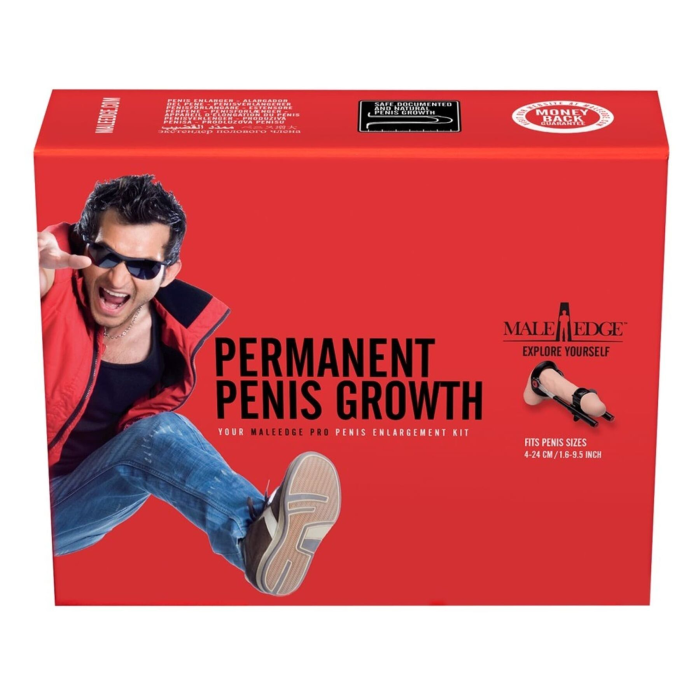 Екстендер для збільшення члена Male Edge Pro, ремінцевий, маса всього 65 г, міцний пластик