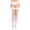 Панчохи-сітка для кріплення на пояс Leg Avenue Nylon Fishnet Thigh Highs One size, White