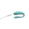 Смарт-вібратор для пар We-Vibe Sync Lite Aqua, 10 віброрежимів, можна поєднувати з проникним сексом