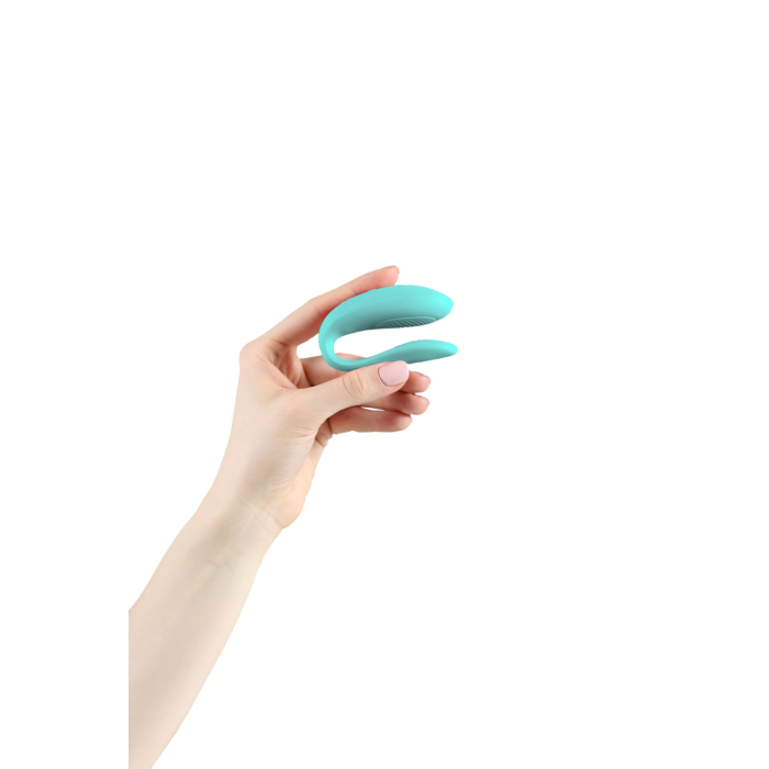 Смарт-вібратор для пар We-Vibe Sync Lite Aqua, 10 віброрежимів, можна поєднувати з проникним сексом