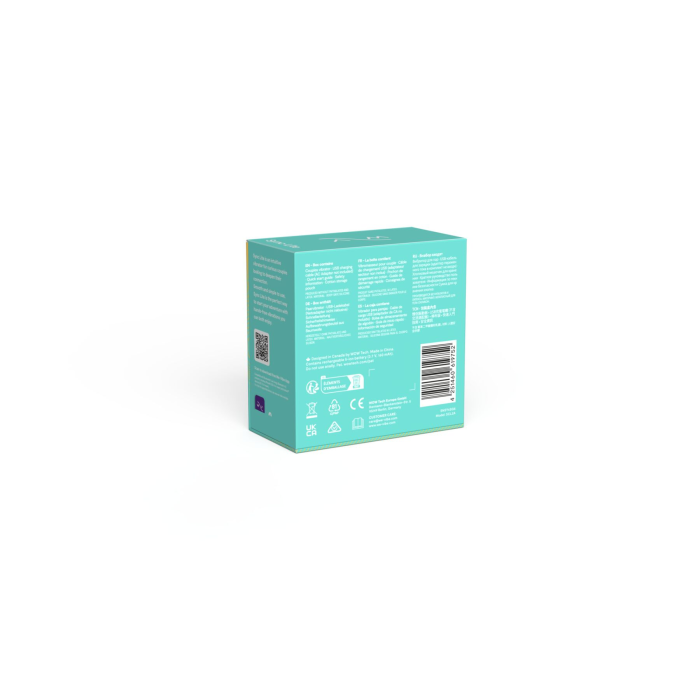 Смарт-вібратор для пар We-Vibe Sync Lite Aqua, 10 віброрежимів, можна поєднувати з проникним сексом