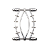 Затискач для вагіни Master Series: Spread 'Em Poker Vagina Clamp with Adjustable Pressure Screws, ши