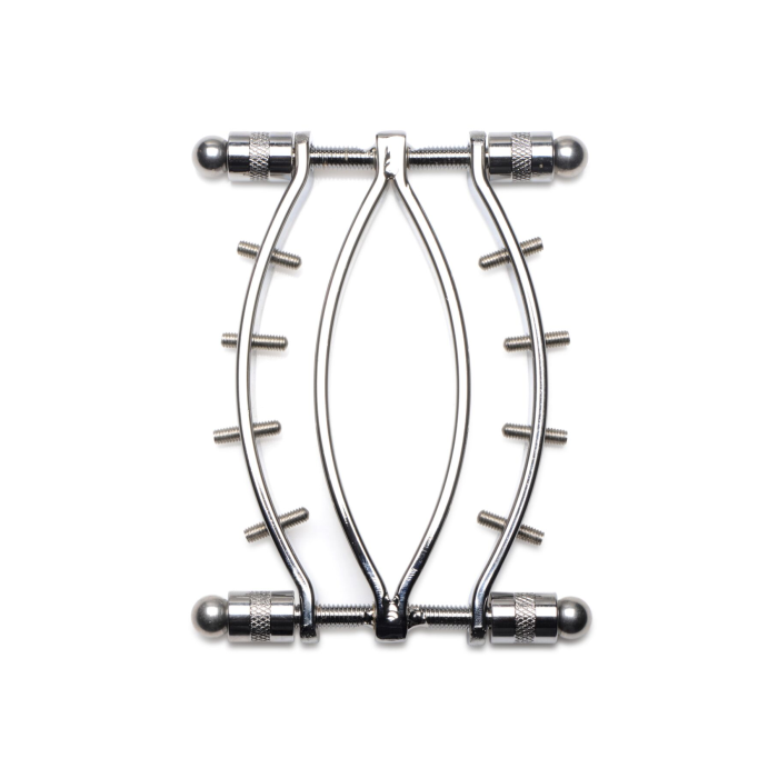 Затискач для вагіни Master Series: Spread 'Em Poker Vagina Clamp with Adjustable Pressure Screws, ши