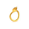 Ерекційне кільце з головою кобри Master Series: Cobra King Golden Cock Ring
