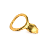 Ерекційне кільце з головою кобри Master Series: Cobra King Golden Cock Ring