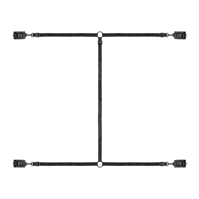 Фіксатор на ліжко з наручниками та поножами Bedroom Fantasies: Under the bed Restraint Bondage Set